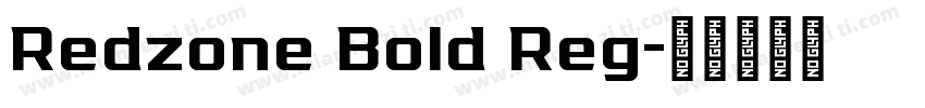 Redzone Bold Reg字体转换